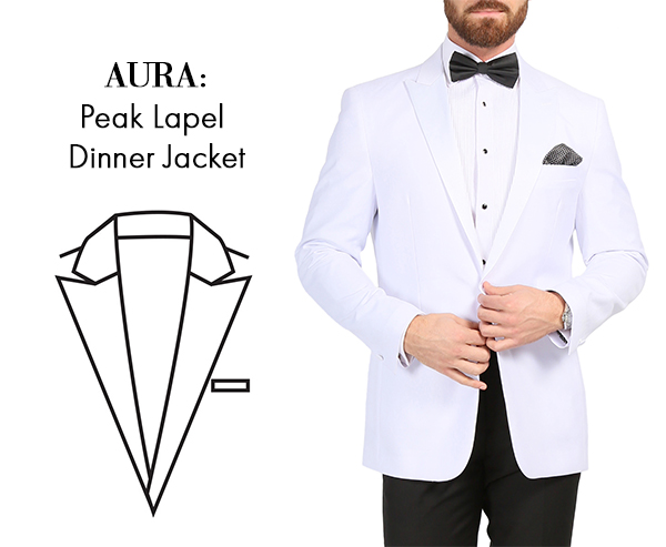 man wearing white dinner jacket by Vinci