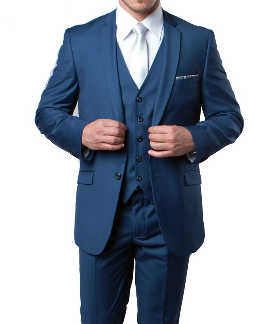 Royal blue 3 piece suit