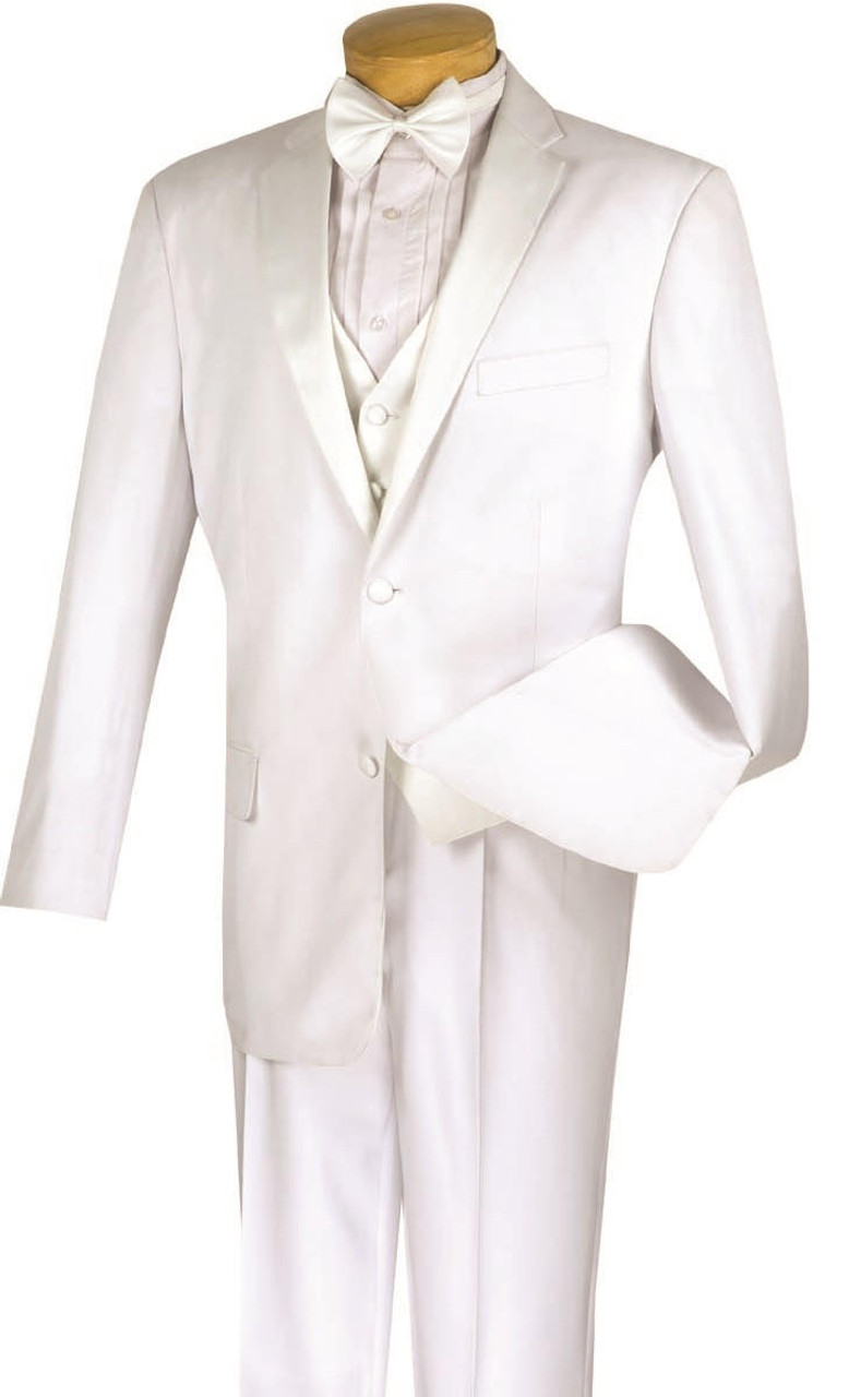 White tuxedo wedding suit White tuxedo wedding suit