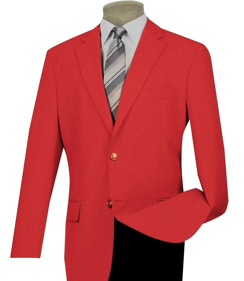 Men's Red Blazers
